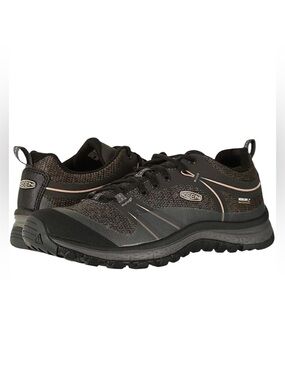 Keen Terradora Outdoor Hiking Shoes Raven Rose Dawn Size 7.5